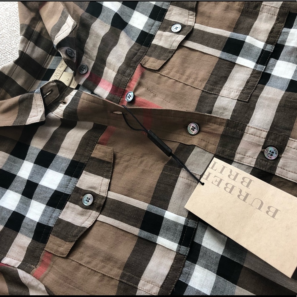 BURBERRY BRIT BUTTON DOWN TOP